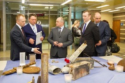 В экспозиции "Мгновения войны" собраны предметы, обнаруженные на месте боёв времён ВОВ в Псковской области
