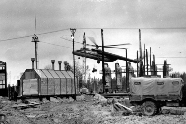 Строительство газового промысла месторождения Медвежье, 1970-е годы