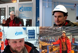 Участники автопробега «Притяжение Арктики — Ямальское кольцо» на объектах Бованенковского НГКМ