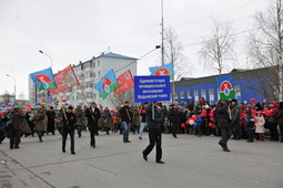 Парад-шествие в день Победы Советского народа в Великой Отечественной войне
