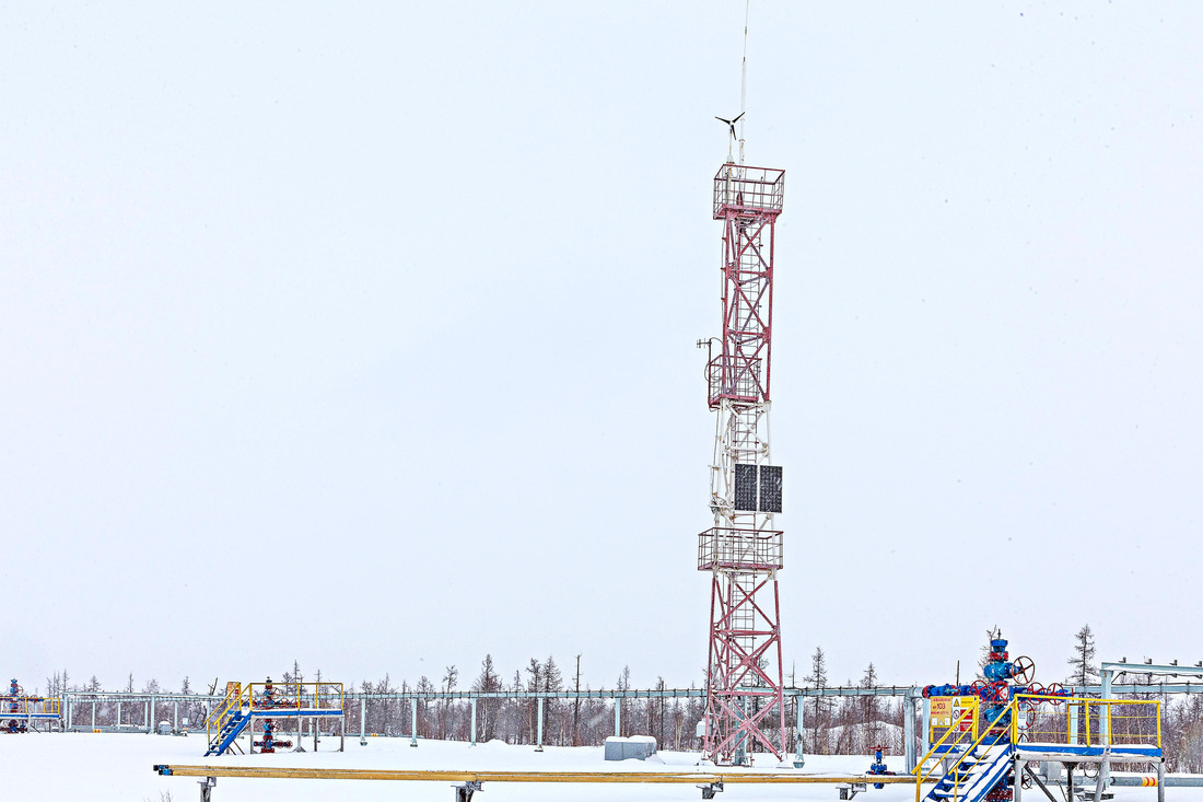 Система линейной телемеханики с использованием возобновляемых источников энергии на Ямсовейском нефтегазоконденсатном месторождении