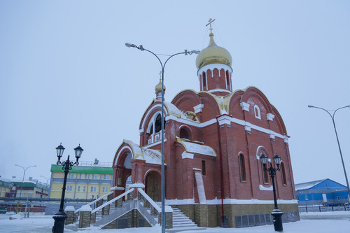 Храм на Бованенковском месторождении