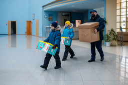До 31 марта газодобытчики собирали гуманитарную помощь в пунктах приёма, организованных в филиалах компании