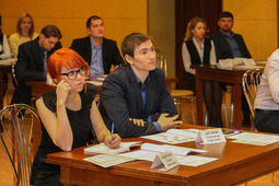 Слушатели семинара — молодые специалисты филиалов ООО «Газпром добыча Надым»