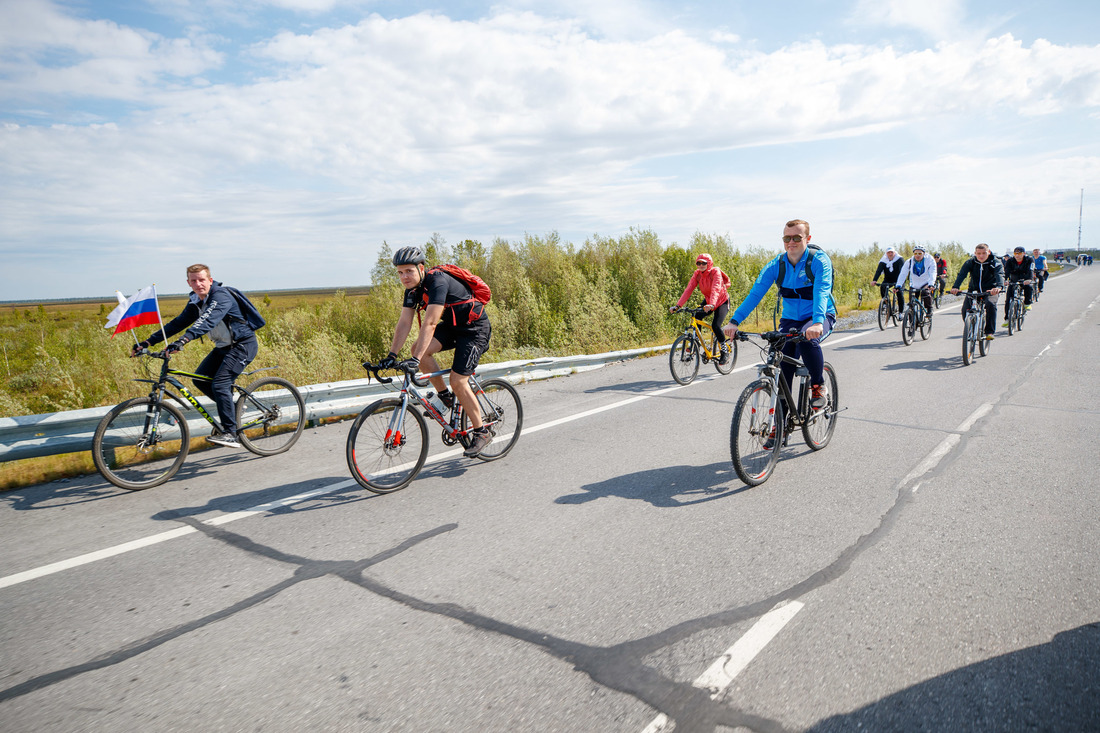 Велосипедисты преодолели расстояние в 30 км