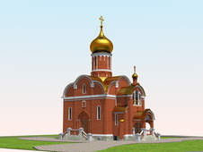 Так будет выглядеть православный храм в честь Рождества Иоанна Предтечи на Бованенковском месторождении