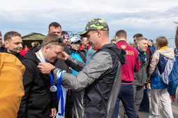 Все участники велозаезда получили памятные медали