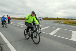 Первый велопробег прошёл в субботу. Он стал частью спортивно-оздоровительного проекта «Арктический путь».