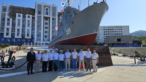 Делегация Надымского района с руководителями Новороссийской военно-морской базы